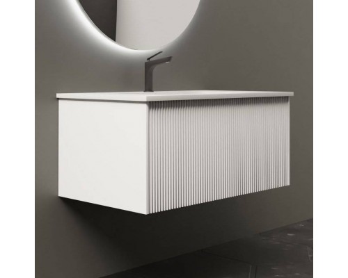 Тумба с раковиной La Fenice Terra 80 белая