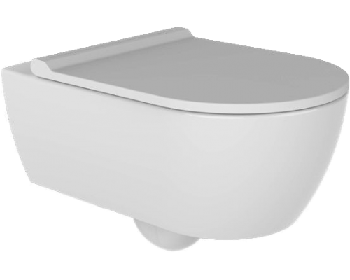 Унитаз подвесной beWash Melville HRKA052N3VP0W5SZ0 с сиденьем микролифт