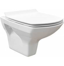 Унитаз подвесной STWORKI Стокгольм Стокгольм Clean On DPL EO slim 63428 безободковый (Ненадлежащее качество: витринный образец, нет упаковки, нет креплений)