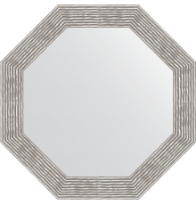 Зеркало Evoform Octagon BY 3810 77x77 волна хром