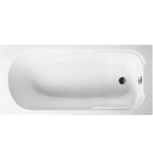 Акриловая ванна VitrA Queen 150x70 см, пристенная, белая, на ножках