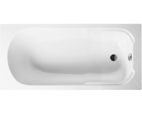 Акриловая ванна VitrA Queen 150x70 см, пристенная, белая, на ножках
