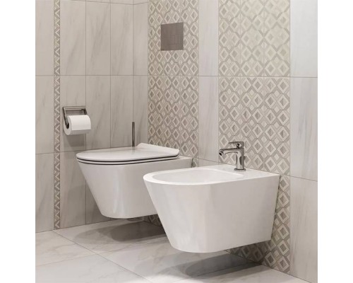 Kerama Marazzi Plaza Modern Биде подвесное, с 1 отв., цвет: белое глянцевое. PLM.bidet.02 Kerama Marazzi Plaza Modern Биде подвесное, с 1 отв., цвет: белое глянцевое. PLM.bidet.02