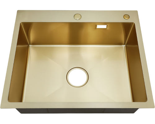 Мойка кухонная РМС MR-6050G золотая