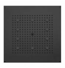 BOSSINI DREAM-CUBE Верхний душ 470 x 470 мм, с 10 LED (белый), блок питания/управления, цвет: черный матовый. H37453.073