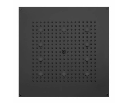 BOSSINI DREAM-CUBE Верхний душ 470 x 470 мм, с 10 LED (белый), блок питания/управления, цвет: черный матовый. H37453.073