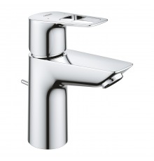 Grohe 23 335 001 BauLoop Смеситель для раковины 89 мм, со сливным гарнитуром, EcoJoy 5,7 л/мин 23335001Gr