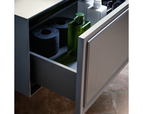 Laufen New Classic Тумба с раковиной, 57.5x31.5x67.5см, 2 ящика, подвесная, цвет: серый. 4.0603.2.085.627.1,  8.1385.3.000.104.1