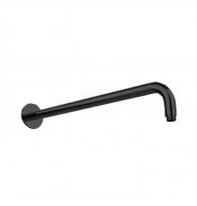 Almar Arms Кронштейн для верхнего душа, настенный 42см., с круглым отражателем, цвет: черный матовый. E021115.MB