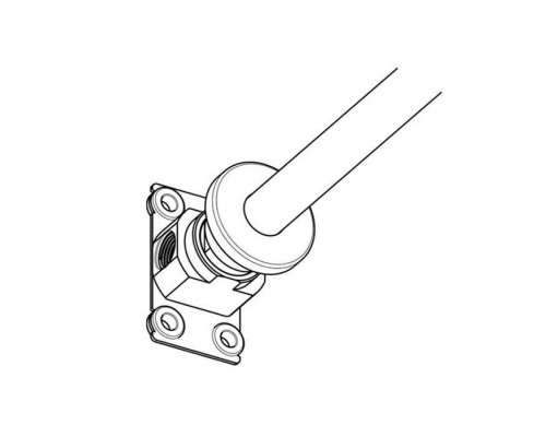 Carimali Внутренняя часть для верхнего душа из стены. W0062
