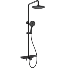 Душевая стойка AQUAme AQM8002B чернаая
