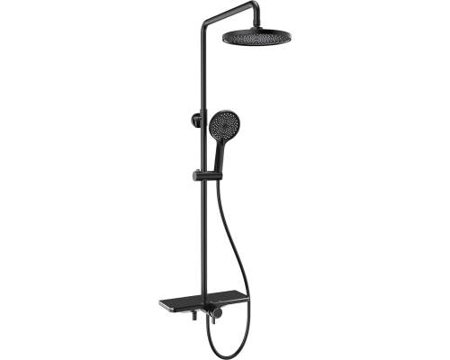 Душевая стойка AQUAme AQM8002B чернаая