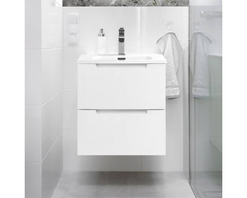 Тумба с раковиной BelBagno Etna 50 подвесная, bianco lucido