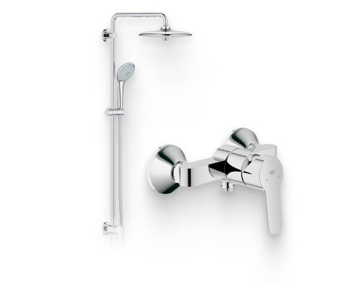 Душевой комплект Смеситель для душа Grohe BauEdge 23333000 + Стойка Euphoria 27421002