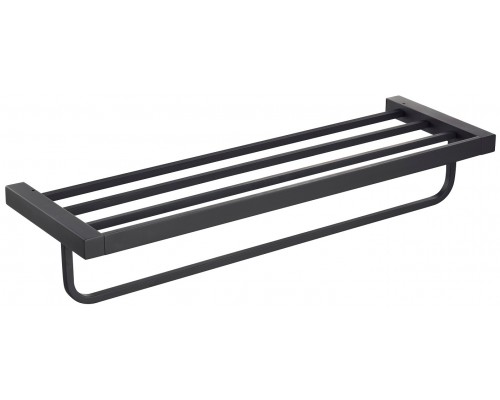 Timo 14058/03 Selene Полка для банных полотенец, L=600 мм, черный 14058/03