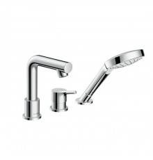 Hansgrohe Talis S, Смеситель на борт ванны, на 3 отверстия, Цвета: хром. 72417000