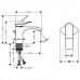 Hansgrohe Vivenis Смеситель для раковины, на 1 отв., с донным клапаном, цвет: хром. 75010000