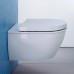 Duravit Darling New Унитаз подвесной компакт с вертикальным смывом, вкл. крепление Durafix, 36x48.5см, Цвет: Белый. 2549090000