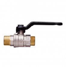 Шаровой кран Rubinetterie Bresciane полнопроходный UNI-SFER 1 1/4 ,нар/нар резьба, алюмин. рукоятка 1803070000