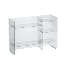 Laufen Kartell Стеллаж, 75х26х53см, пластик, напольный, цвет: дымчато-серый. 3.8933.1.085.000.1