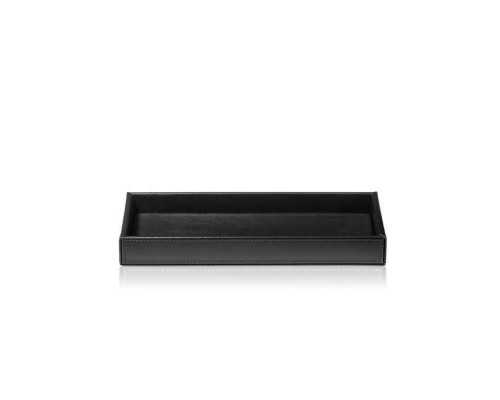 Decor Walther Brownie Tab M Лоток универсальный 22x10.5см, настольный, цвет: черная кожа. 0930060 Decor Walther Brownie Tab M Лоток универсальный 22x10.5см, настольный, цвет: черная кожа. 0930060
