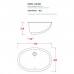 Artceram WASHBASINS DIANA Раковина 57х40 см, без отв., цвет: белый. DIL001 01 00, ACA001