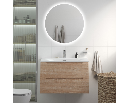 Мебель для ванной комнаты BelBagno Etna 90 rovere bianco, раковина BB-8099-90