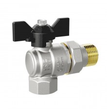 Шаровой кран LD Pride 47.206.15, 1/2" ВРx1/2" НР, угловой
