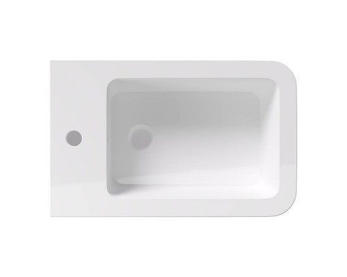 Alice Hide Square Биде подвесное 55х35см., цвет: белый глянцевый. 31220101,  FIX10