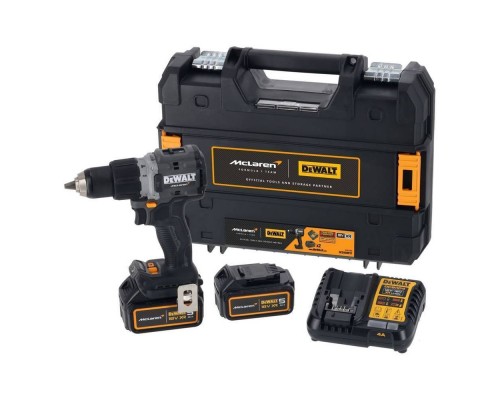 Шуруповерт аккумуляторный DeWalt McLaren Limited Edition DCD85MP2T (2 акк; з/у) Шуруповерт аккумуляторный DeWalt McLaren Limited Edition DCD85MP2T (2 акк; з/у)