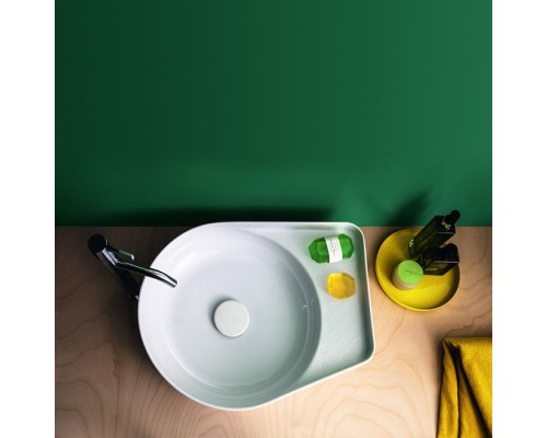 Laufen VAL Раковина-чаша 50х40х12.5 см, без отв., цвет: белый. 8.1228.1.000.109.1