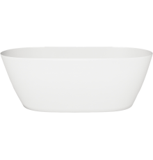 Овальная ванна из искусственного камня Salini Sofia S-Sense 165x75 см, белая, отдельностоящая, с донным клапаном