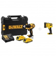 Шуруповерт аккумуляторный DeWalt DCD708D2T+фонарь DCL043
