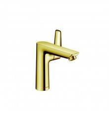 Hansgrohe Talis E Смеситель для раковины 150, на 1 отв, с донным клапаном, излив 141мм, цвет: золото. 71754990