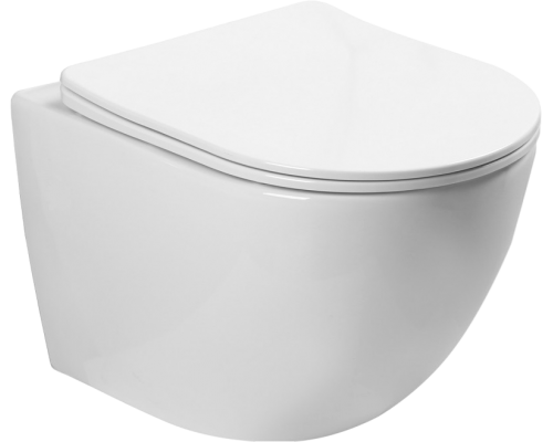 Унитаз подвесной SantiLine SL-5005 безободковый, с микролифтом Унитаз подвесной SantiLine SL-5005 безободковый, с микролифтом