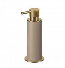 ADJ Диспенсер для жидкого мыла, D7xH19см., цвет: Gold/капучино. 4980.Gold/04