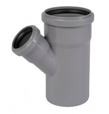Тройник для внутренней канализации Ostendorf HTEA 75/50*45°. 113210