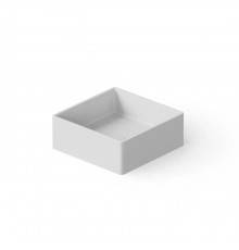 Dea Design Washbasins Раковина 40х40х15см., накладная, без отв., Solid Surface, цвет: White №18. DD9008 400 18