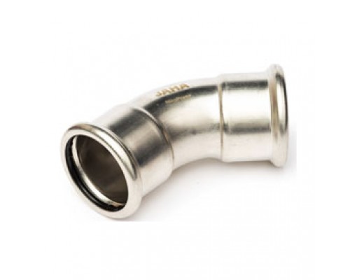 NiroPress AISI 304L отвод 45° ВПр-ВПр, ?22 NiroPress AISI 304L отвод 45° ВПр-ВПр, ?22
