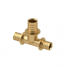 Тройник переходной RTP аксиальный, латунь,20х25х20, желтый 28334