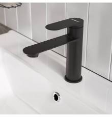 Смеситель для раковины STWORKI Сортланд S10010BK матовый черный