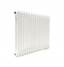 Трубчатый радиатор ТЕПЛОФОРТ ТР2057 ТВ, 16 секций, нижнее подключение ½”, белый глянец 200111