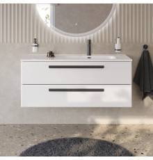 Тумба под раковину Cezares Eco Cer-N 120 R bianco lucido, без ручек