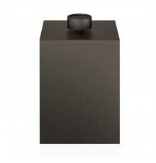 Decor Walther DW 76 Корзина для бумаги 17x17x27см, с крышкой, напольная, цвет: темная бронза. 0614417