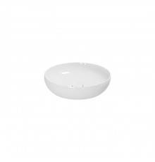 Azzurra Elegance Circle Раковина круглая накладная, empty;40xH10 см, без отв., без перелива, цвет: Bianco lucido. ELLA040100C0BI/(ECI4010 bi)*0