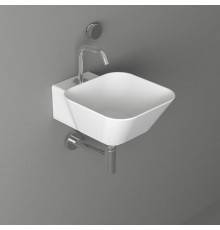 Simas Wave Раковина 33.5х43х16.5 см, 1 отв., накладная/подвесная, цвет: белый. WA07 bi*1