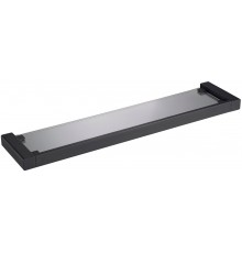 Timo 14072/03 Selene Полка в ванную, стеклянная, L=500 мм, черный 14072/03