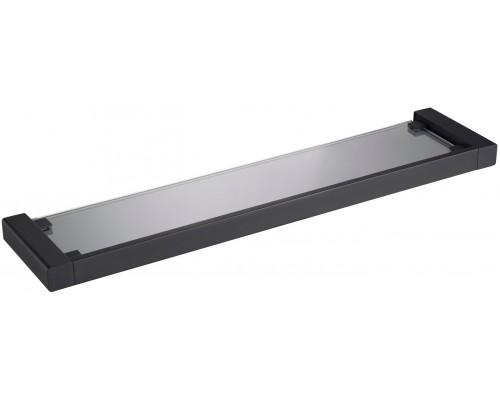 Timo 14072/03 Selene Полка в ванную, стеклянная, L=500 мм, черный 14072/03