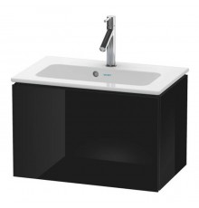 Duravit L-Cube Тумба подвесная, 62x39х40, с раковиной и 1 выдв. ящик, цвет: черный глянцевый. LC615604040,  2342630000