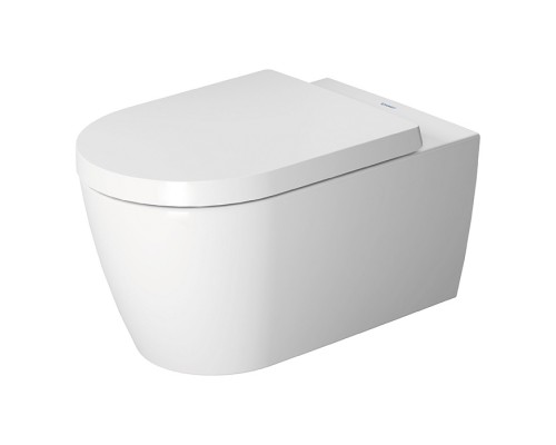 Duravit ME by Starck Унитаз подвесной Rimless без смывного края, свкл. крепление Durafix, 4,5л. с HygieneGlaze, 37х57см., цвет: белый. 2529092000